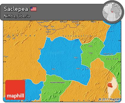 Political Map of Saclepea