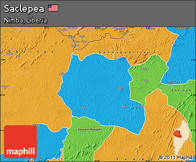 Political Map of Saclepea
