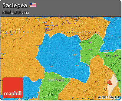 Political Map of Saclepea