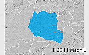 Political Map of Saclepea, lighten, desaturated