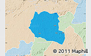 Political Map of Saclepea, lighten