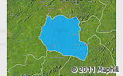 Political Map of Saclepea, satellite outside