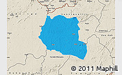 Political Map of Saclepea, shaded relief outside