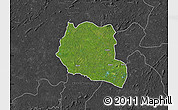 Satellite Map of Saclepea, darken, desaturated