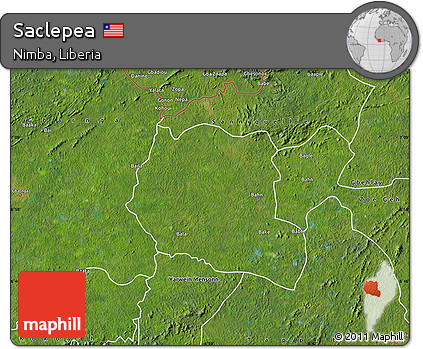 Satellite Map of Saclepea