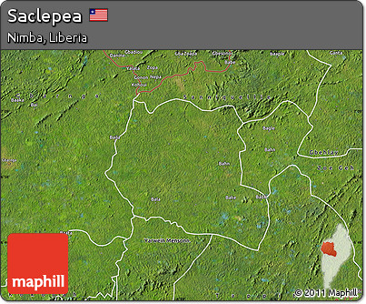 Satellite Map of Saclepea