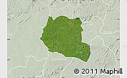 Satellite Map of Saclepea, lighten