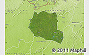 Satellite Map of Saclepea, physical outside
