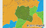 Satellite Map of Saclepea, political outside
