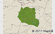 Satellite Map of Saclepea, shaded relief outside