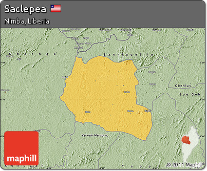 Savanna Style Map of Saclepea