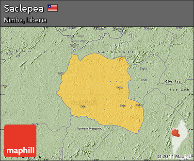 Savanna Style Map of Saclepea