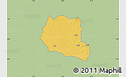 Savanna Style Map of Saclepea, single color outside