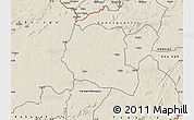 Shaded Relief Map of Saclepea