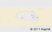 Classic Style Panoramic Map of Saclepea, single color outside
