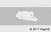 Gray Panoramic Map of Saclepea, single color outside