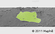 Physical Panoramic Map of Saclepea, darken, desaturated