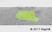 Physical Panoramic Map of Saclepea, desaturated