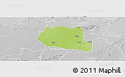 Physical Panoramic Map of Saclepea, lighten, desaturated