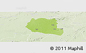 Physical Panoramic Map of Saclepea, lighten