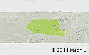 Physical Panoramic Map of Saclepea, lighten, semi-desaturated