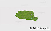 Satellite Panoramic Map of Saclepea, cropped outside
