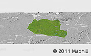 Satellite Panoramic Map of Saclepea, lighten, desaturated