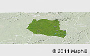 Satellite Panoramic Map of Saclepea, lighten