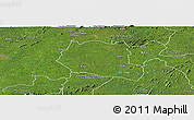 Satellite Panoramic Map of Saclepea