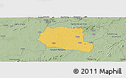 Savanna Style Panoramic Map of Saclepea