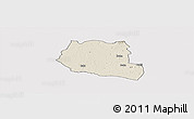 Shaded Relief Panoramic Map of Saclepea, cropped outside