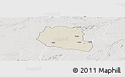 Shaded Relief Panoramic Map of Saclepea, lighten, semi-desaturated