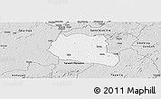 Silver Style Panoramic Map of Saclepea