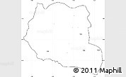 Blank Simple Map of Saclepea, cropped outside