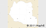 Classic Style Simple Map of Saclepea, single color outside