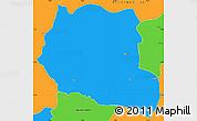 Political Simple Map of Saclepea
