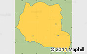 Savanna Style Simple Map of Saclepea, cropped outside