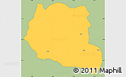 Savanna Style Simple Map of Saclepea, single color outside