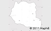 Silver Style Simple Map of Saclepea, cropped outside