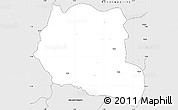 Silver Style Simple Map of Saclepea