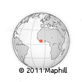 Outline Map of Sanniquellie