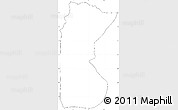 Blank Simple Map of Yarwein Mensonn., cropped outside, no labels