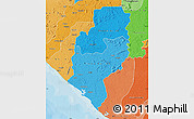 Political Shades Map of Rivercess Terr.