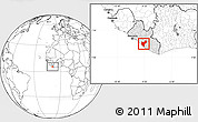 Blank Location Map of Timbo No. 5A, highlighted country