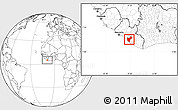 Blank Location Map of Timbo No. 5A, highlighted parent region