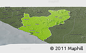 Physical Panoramic Map of Timbo No. 5A, darken, semi-desaturated