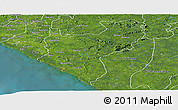Satellite Panoramic Map of Timbo No. 5A
