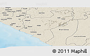 Shaded Relief Panoramic Map of Timbo No. 5A
