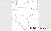 Blank Simple Map of Timbo No. 5A