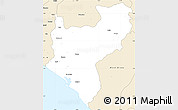 Classic Style Simple Map of Timbo No. 5A